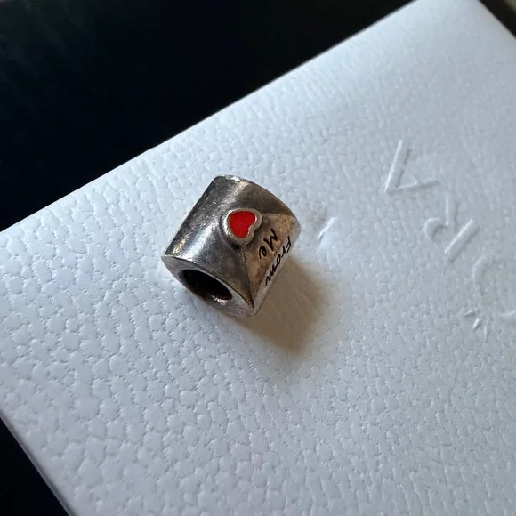 SOLD! Pandora Silver Red Charm Collection bundle tub dog - Picture 5 of 16